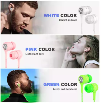 Multicolored SoundWave In-Ear Headset