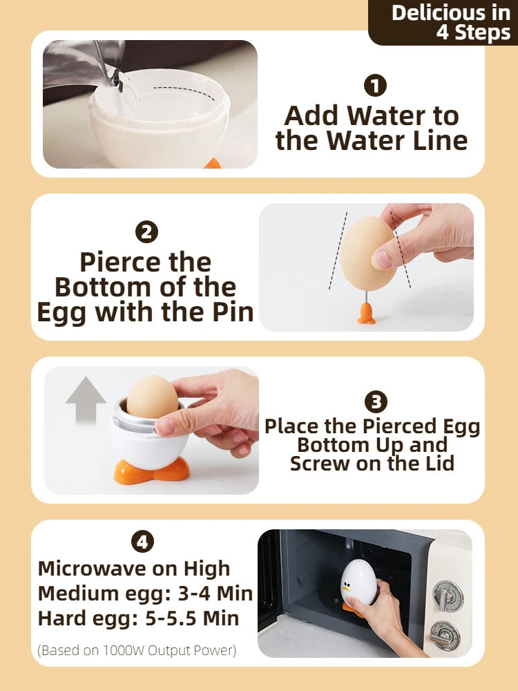 QuickBoil Microwave Egg Cooker