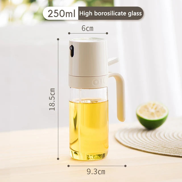 Rociador de aceite de vidrio de borosilicato para cocinar y hacer barbacoas