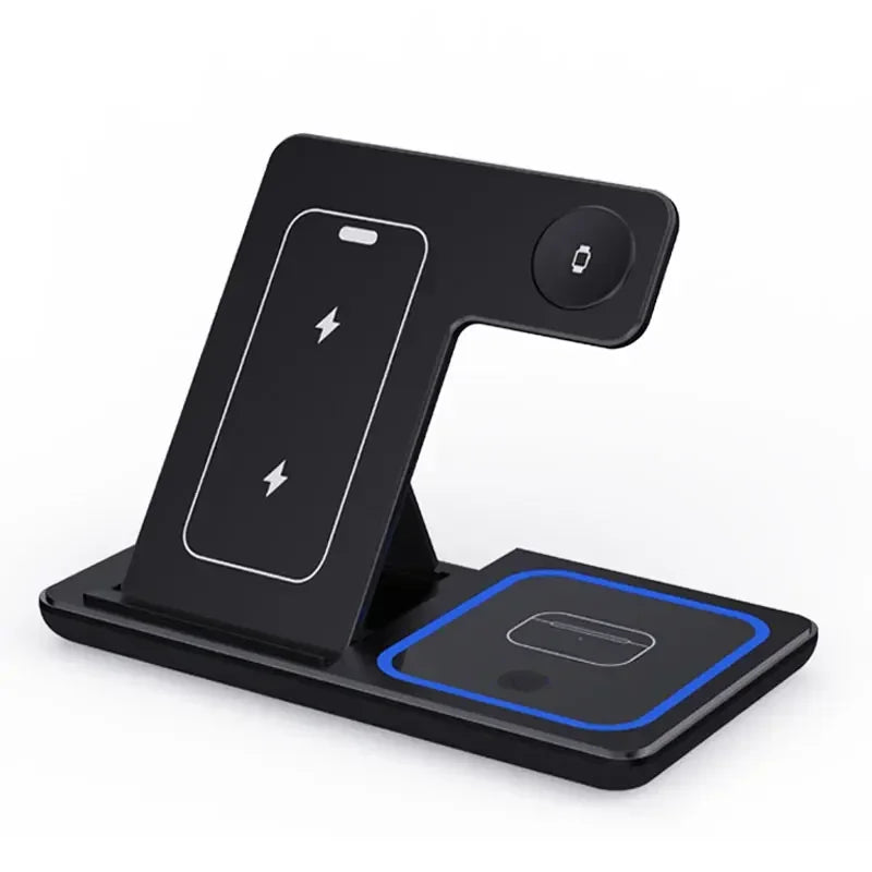 Stylish 3-in-1 Fast Charging Stand without Cables