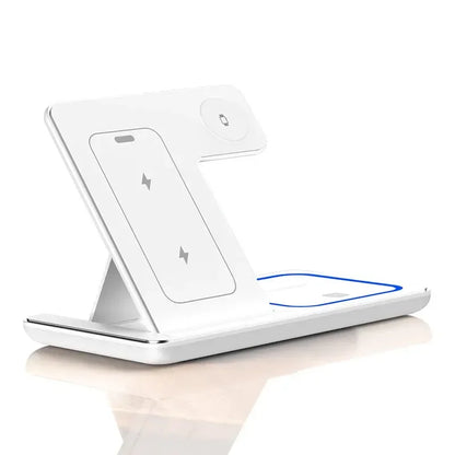 Stylish 3-in-1 Fast Charging Stand without Cables